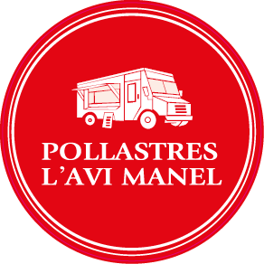 Pollastres a l'ast Avi Manel